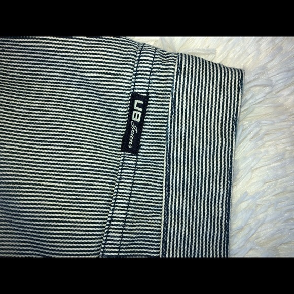 Vintage Unionbay blue/white stripes skirt size 7 - Picture 3 of 8